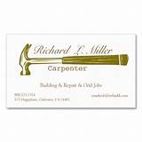 Photos of Sample General Contractor Business Cards