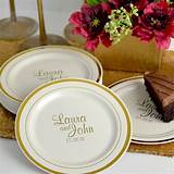 Ivory Plates With Gold Trim