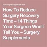 Supplements For Surgery Recovery Images