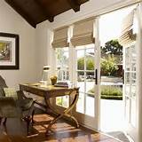 Photos of Roman Shades For French Patio Doors