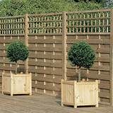 Pictures of Decorative Wood Fencing Panels