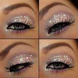 How To Do Glitter Eye Makeup Photos
