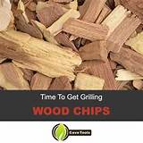 Pictures of Wood Chips On Charcoal