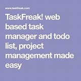 Photos of Web Based Task Management
