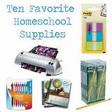 Homeschool School Supplies Images
