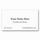 Pictures of Joke Business Cards