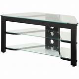 Corner Tv Stand With Glass Shelves Images