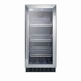 Pictures of Stainless Steel Glass Door Refrigerator