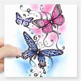Sticker Butterfly Pictures