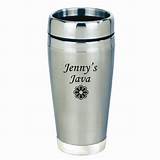 Photos of Personalized Stainless Coffee Mugs