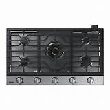 Images of Samsung Black Stainless Gas Cooktop