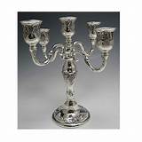 Pictures of 5 Branch Silver Candelabra