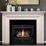 Gas Log Mantel Fireplace Images