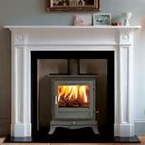 Wood Stove In Fireplace Images