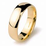 Mens 18ct Gold Wedding Rings