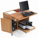 Computer Desk With Pull Out Printer Shelf Images