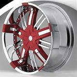 Images of 24 Inch Rims Red