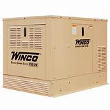 Winco Natural Gas Generators Images
