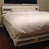 Bed Frame With Built In Shelves Photos