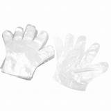 Food Service Clear Plastic Disposable Gloves Photos