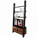 Tv Stand With Ladder Shelves Pictures