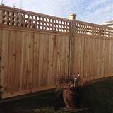 Photos of Cedar Fence Lattice