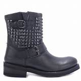 Photos of Black Ankle Boots With Studs