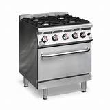 Pictures of Commercial 4 Burner Gas Range With Oven