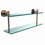 Pictures of Glass Shelf Bronze