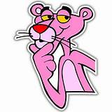 Photos of Pink Panther Stickers For Car