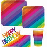 Images of Rainbow Plastic Plates