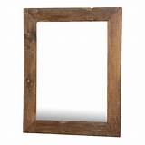 Wood Frame Large Mirror Images