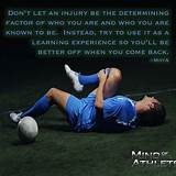Injured Athlete Quotes