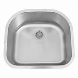 D Shaped Stainless Steel Sink Images