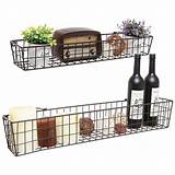 Wall Mounted Wire Basket Shelves Pictures
