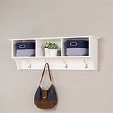 Pictures of Coat Hooks With Shelf White