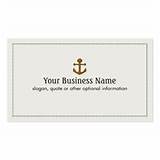 Anchor Business Cards Images