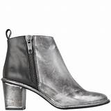 Black And Silver Ankle Boots Images