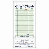 Pictures of Food Order Receipt Book