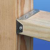 Metal Post To Wood Fence Bracket Images