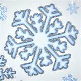 Snowflake Glitter Stickers