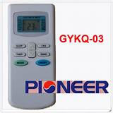 Pictures of Pioneer Air Conditioner Remote Control