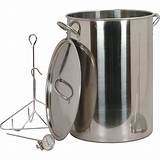 Stainless Steel Pot With Thermometer
