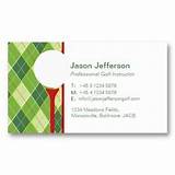 Golf Business Cards Pictures