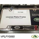 Images of Range Rover License Plate Frame