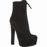 Images of High Heel Black Booties