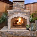 Images of Outdoor Propane Fireplace