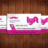 Pictures of Uber Lyft Driver Business Cards