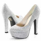 Silver High Heels Images