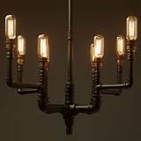 Photos of Black Pipe Chandelier